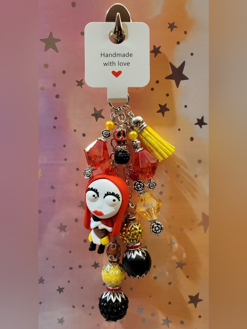 Handmade Keychain Purse Charm Halloween